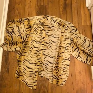 Show Me Your Mumu Tiger Print Kimono